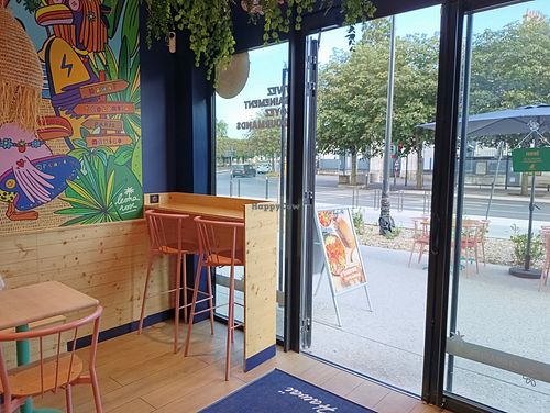 Inside at Pokawa in Blois