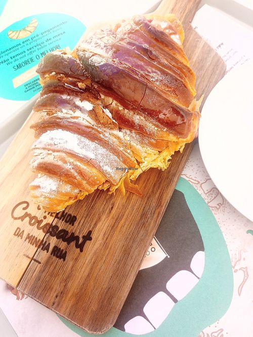 with strawberry jam at O Melhor Croissant da Minha Rua   in Evora