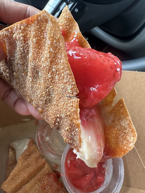 Strawberry Cheesecake Egg Rolls  at Proper Plant - Pop Up in Omaha