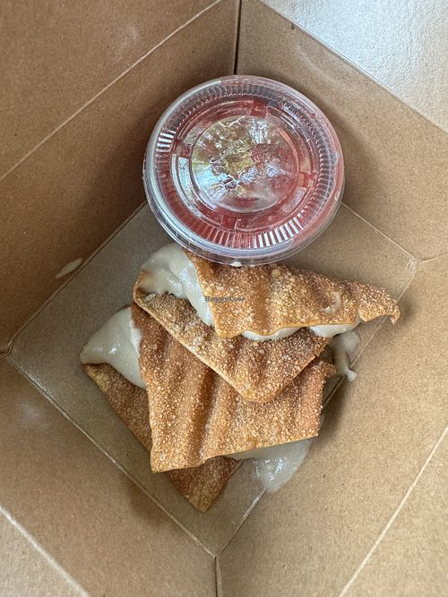 Strawberry Cheesecake Egg Rolls  at Proper Plant - Pop Up in Omaha