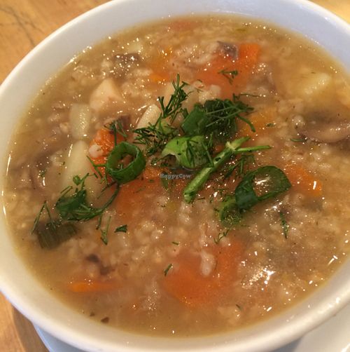 krupnik at Avocado Vegan Bistro in Gdansk