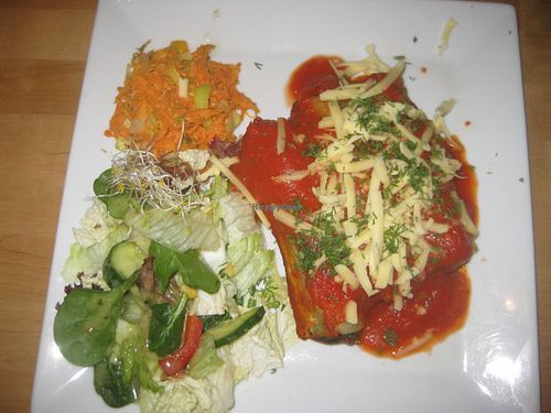 Canneloni at Avocado Vegan Bistro in Gdansk