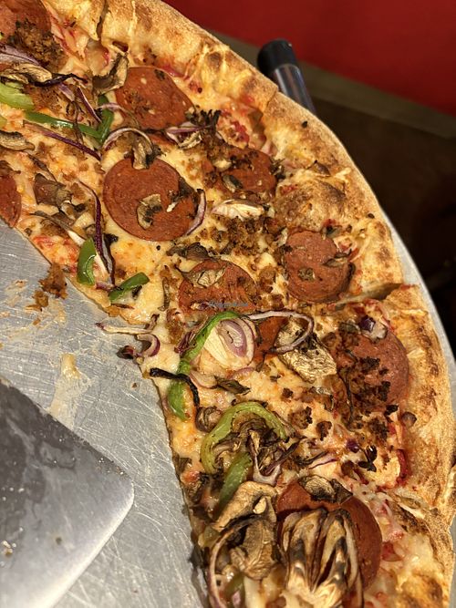 Vegan supreme  at Pizza Buzz in Watauga