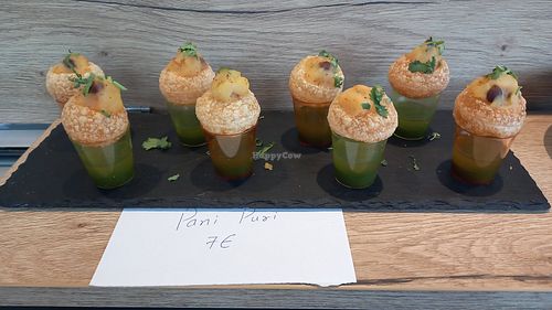 pani puri 7€ at The Tasty Tuk Tuk in Mettmann
