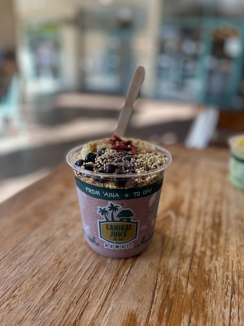   at Lanikai Juice in Kailua