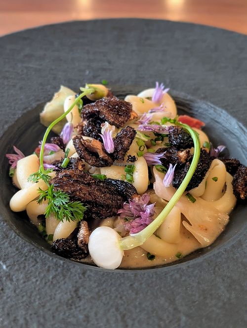 Morel pasta at Eden Hill Restaurant in Seattle