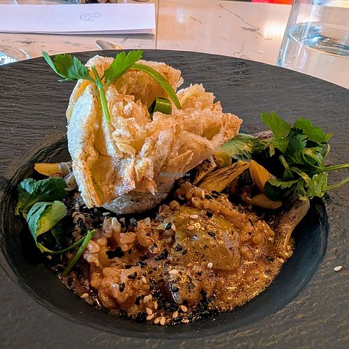 Risotto at Eden Hill Restaurant in Seattle