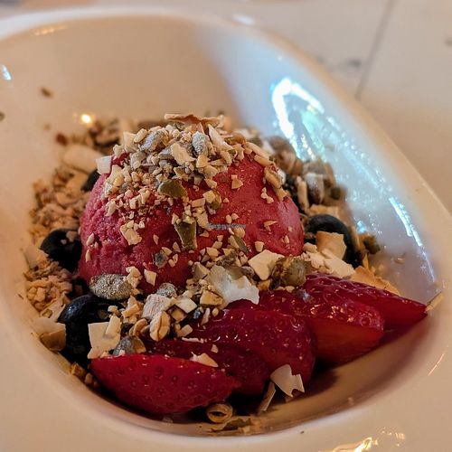 Sorbet at Eden Hill Restaurant in Seattle