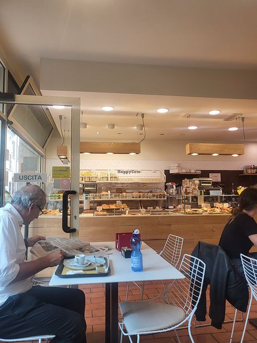 Some inside seating at Ceccolinibio in Ravenna