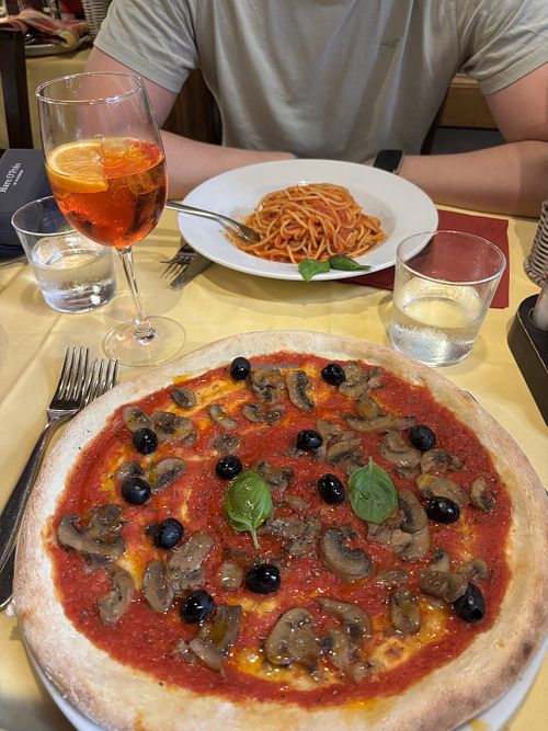   at Trattoria Pizzeria da Gioia in Venice