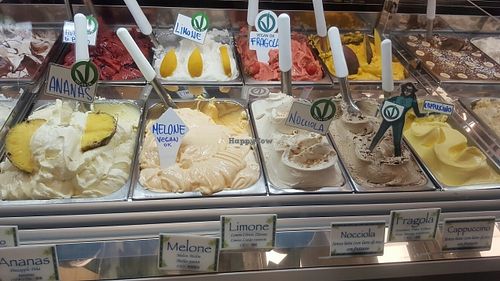 vegan flavours  at Festival del Gelato in Florence