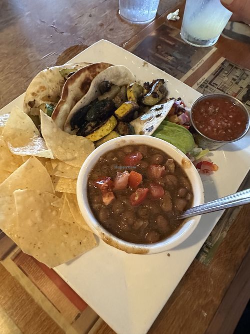 Vegan tacos  at The Forge in Ben Wheeler