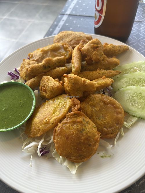 Veggie pakora  at Papaya Restaurant in Ao Nang