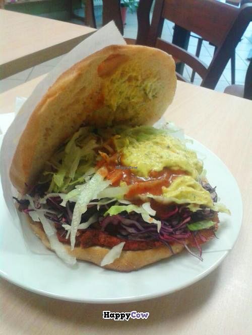 Vegan Donner Kebab at Shahia in Leipzig