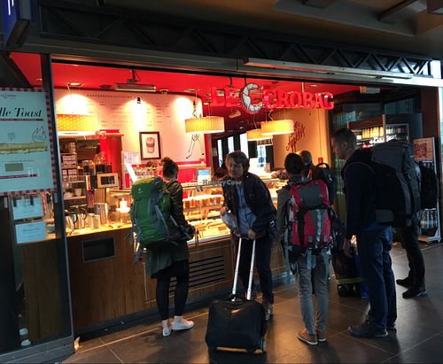 outside at Le Crobag - Hauptbahnhof in Berlin