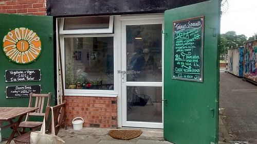 Front entrance  at Teatime Collective in Manchester