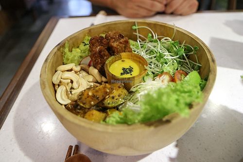 Ayurvedic bowl at iVegan Supershop Nha Trang - Healthy Plant Based Cafe in Nha Trang
