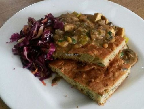 lunch menu at Vegan Bar in Bratislava