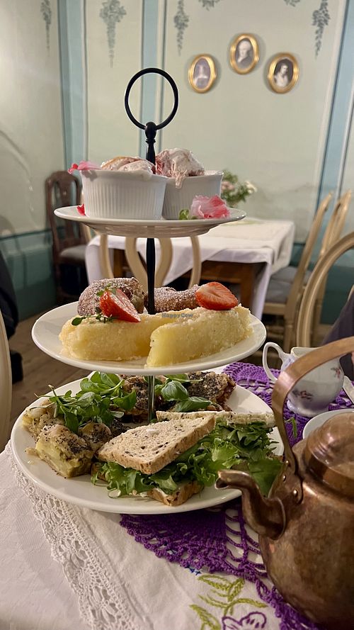 Vegan assortment.  at Cafe Qwensel in Turku