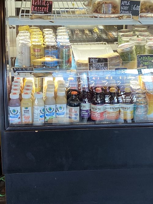 Some of the drinks at Zephyr Cafe in Squamish