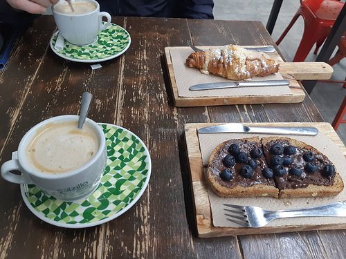 Breakfast at Biovegan Cafeteria Navarro in Valencia
