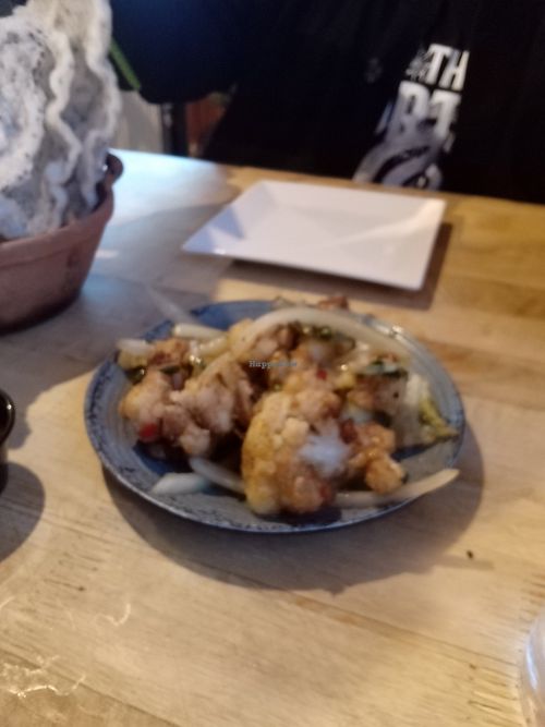 Salt and Chilli Cauliflower at Oren Pho Vietnamese Restaurant in Northampton