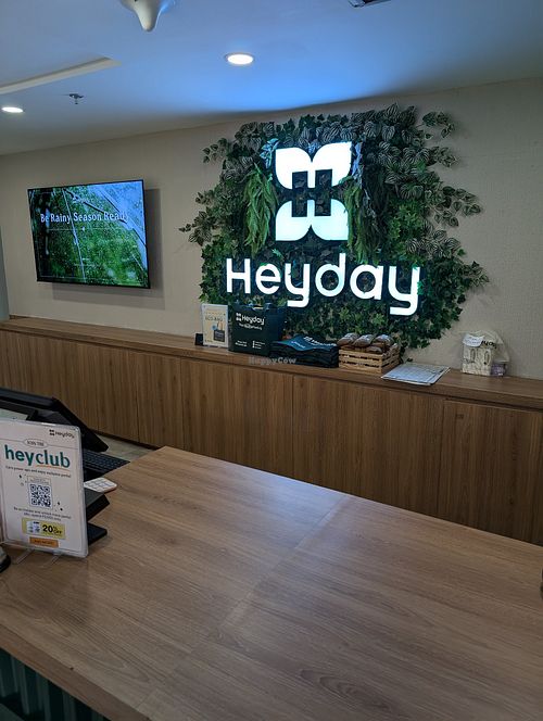 Signage at Heyday - Glorietta 4 in Makati