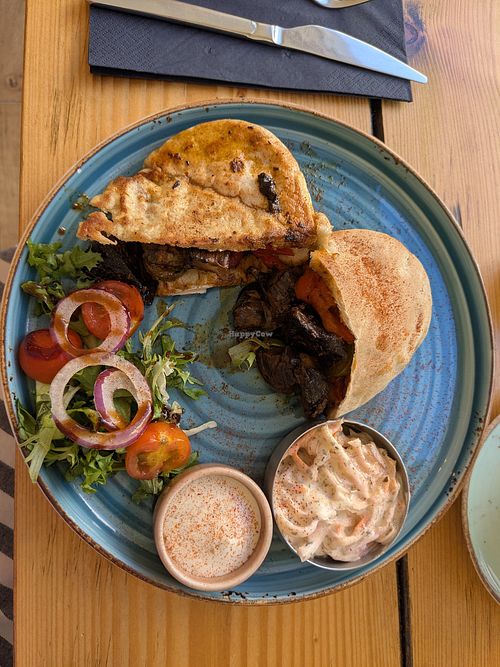 10/10, tasty , interesting, filling (and not a #@&*¥ falafel) at Mocka in Folkestone