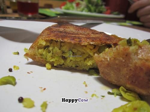 samosa at El Milenio in Tepoztlan