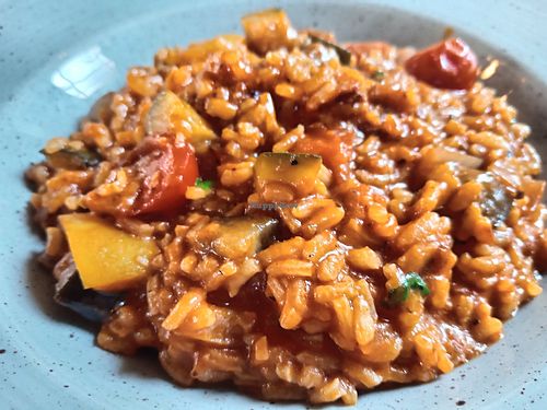 Mediterranean Risotto (vg) at Davanti Classico in Tynemouth