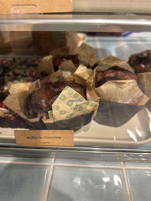 Chocolate muffin   at Syra Coffee in San Sebastian