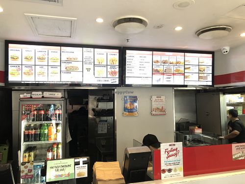 Counter at Lord of the Fries in Sydney