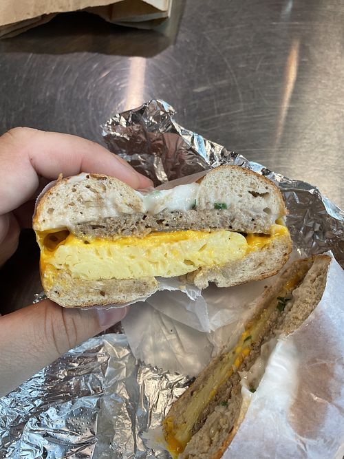   at Gables Bagels in Bloomington