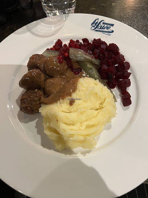 Vegan plant balls  at Salve in Helsinki
