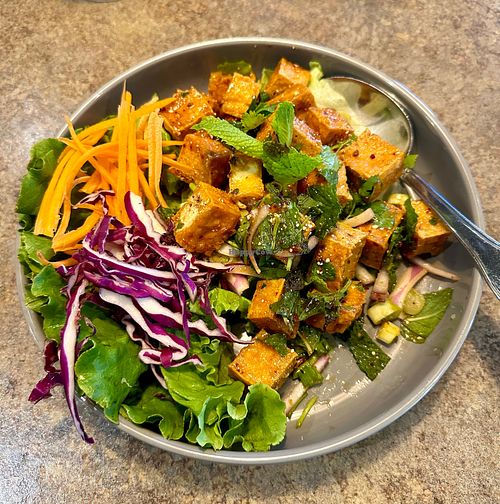 Tofu larb at Cafe' de Bangkok in Gilbert