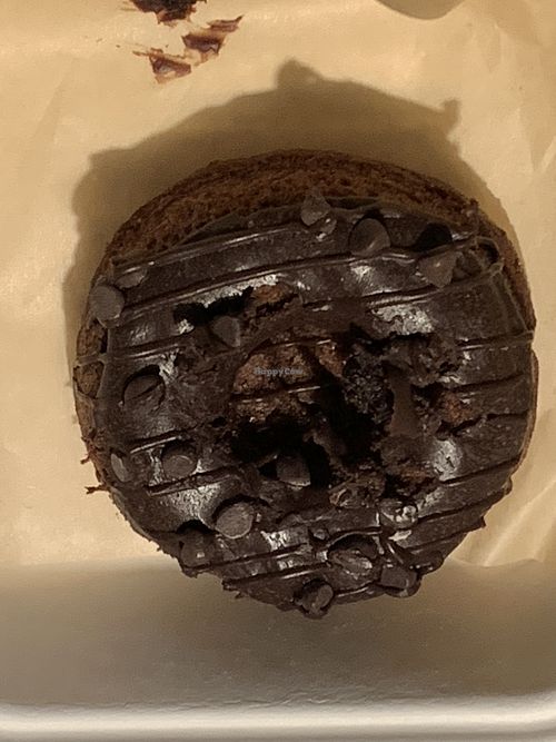 Double chocolate donut   at Hello You're Welcome in Pasadena