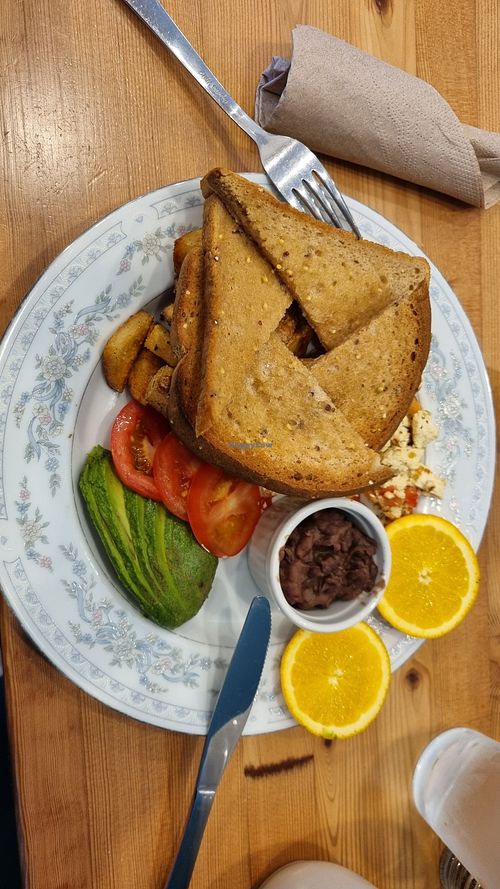 The Vegan traditional at The Broken Bow in Port Alberni