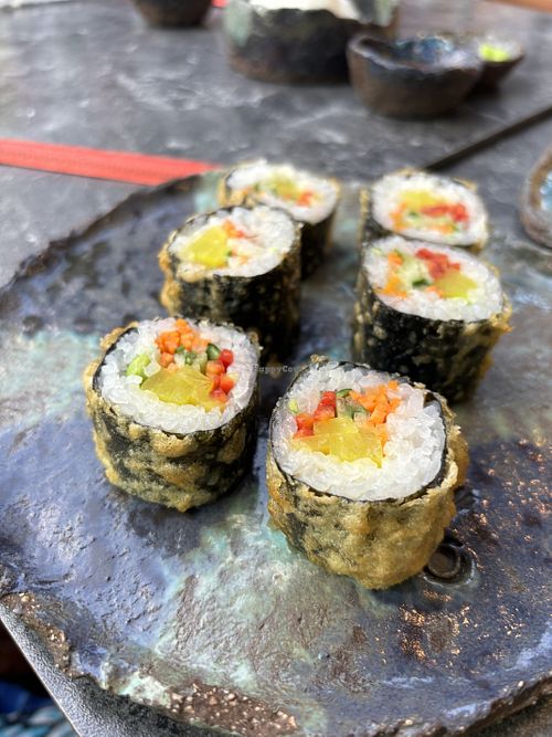 Vegan Tempura Maki  at Raion Sushi in Ankara
