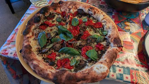 Positano with vegan mozzerrlla at Napoli Contemporanea in Auckland
