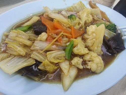 Mixed vegetables (罗汉斋) at Yuan Xiang Vegetarian in Northeast Singapore
