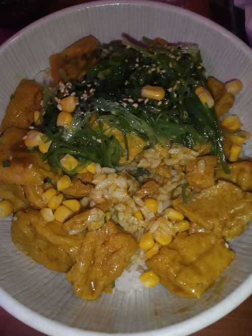 Rice tofu at Mashiro Vallila in Helsinki