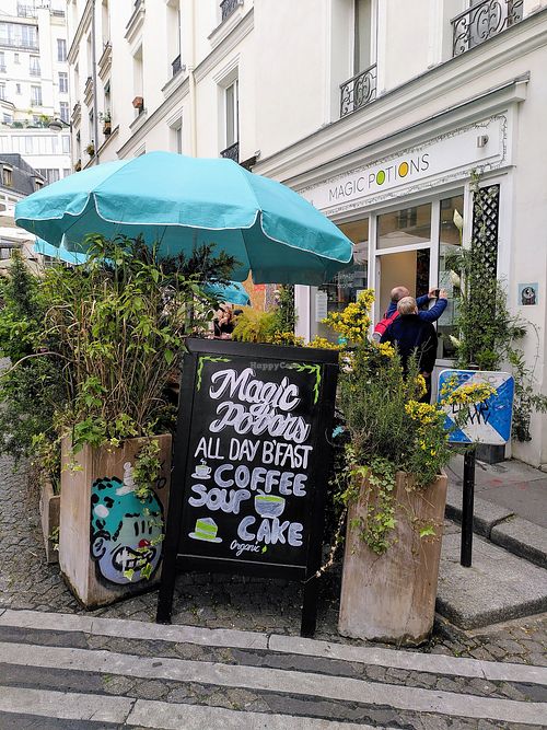 Terrace + Entrance at Magic Potions in Paris