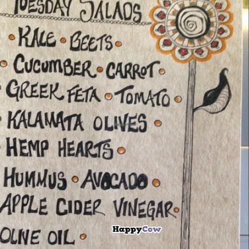 salads at Eco-Bean Organic Coffee House in Tarpon Springs