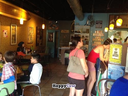 inside at Eco-Bean Organic Coffee House in Tarpon Springs