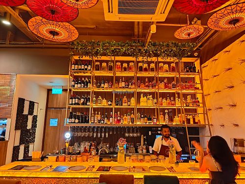 bar counter at Burma Social in East Singapore