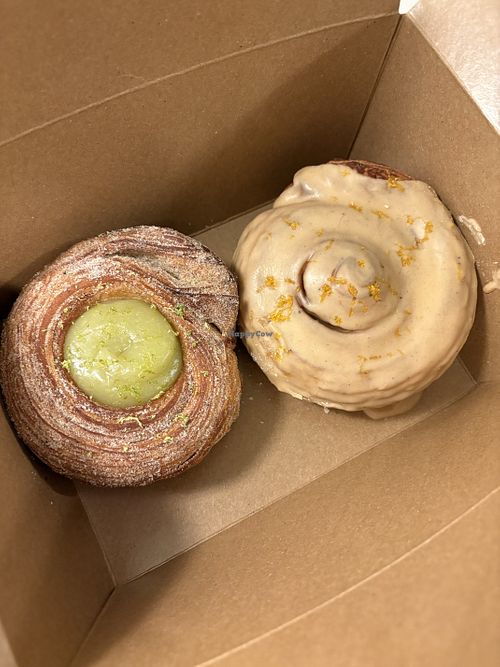 5 Spice Squiggle Like Custard / Chia Citrus Bun  at Two Seven Two in Cincinnati