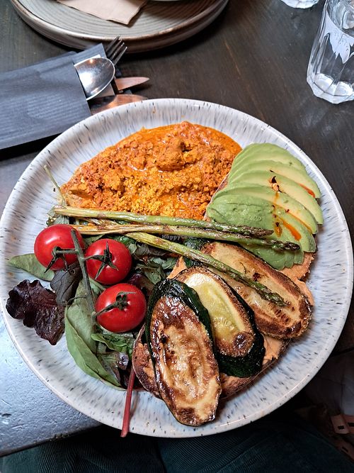 Vegan breakfast at Garden Café Brighton in Brighton