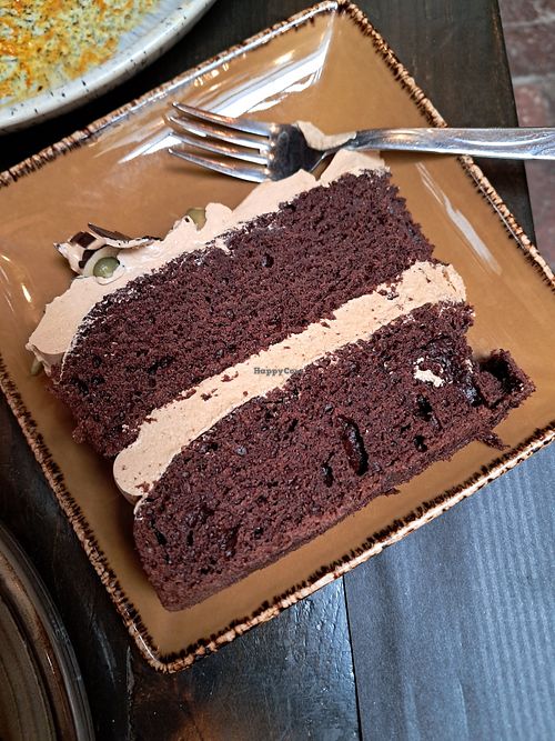 Coffee cake at Garden Café Brighton in Brighton