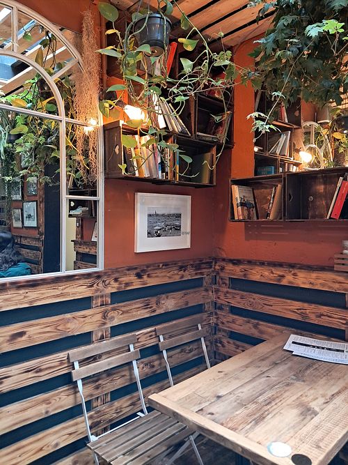 Interior at Garden Café Brighton in Brighton