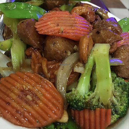 ";Chicken"; Cashew at Moonlight Cafe in Seattle